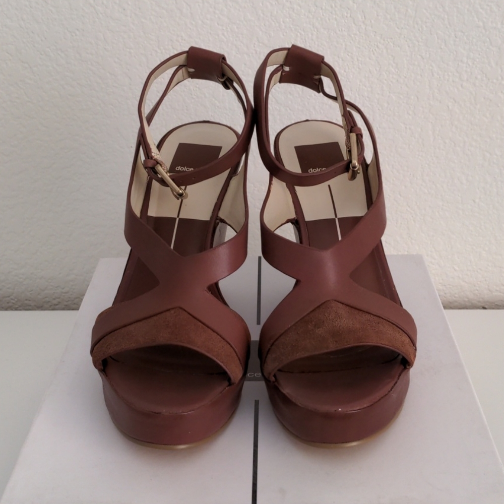 NWOT Dolce Vita Berit Leather Wedges SZ 9.5